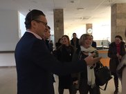 L'Ambassadrice à l'Université de Mostar (27 janvier 2017)