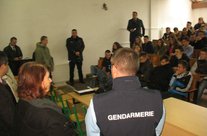 Une action de prévention contre les risques liés à l'usage de stupéfiants et autres dépendances (tabac, alcool, Internet) a été conduite du 17 au 28 novembre 2014 - Photo : ambassade de France en Bosnie-Herzégovine / S.S.I. (D.R.)