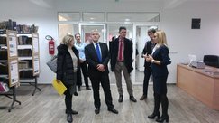 Inauguration d'un "Espace France" à Doboj (13 décembre 2017)